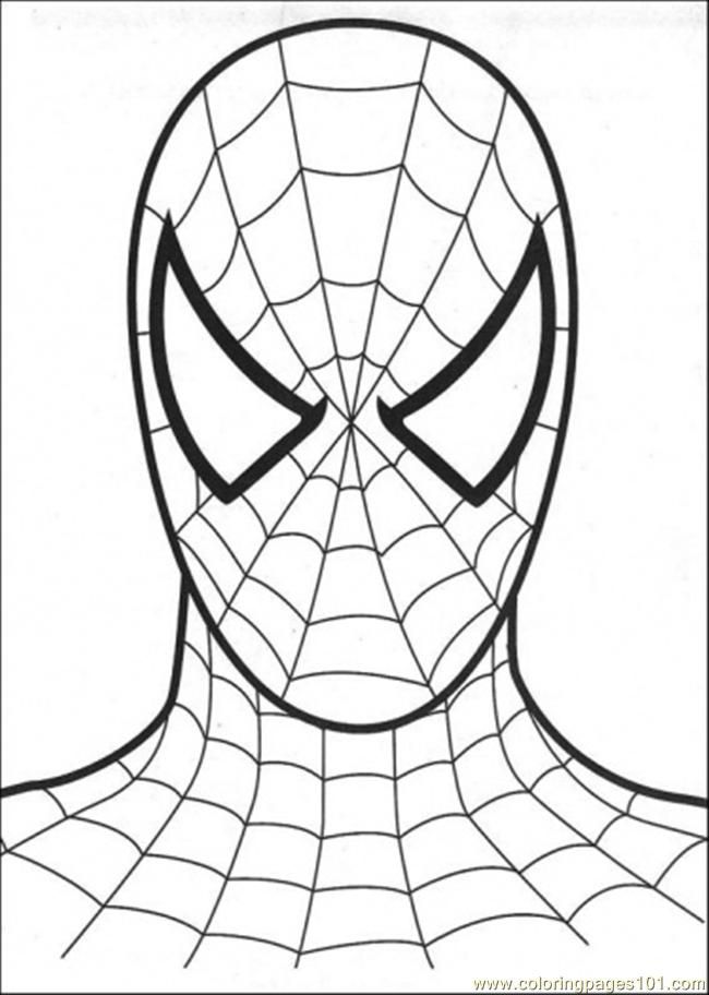 spiderman coloring paper for boys --- can print