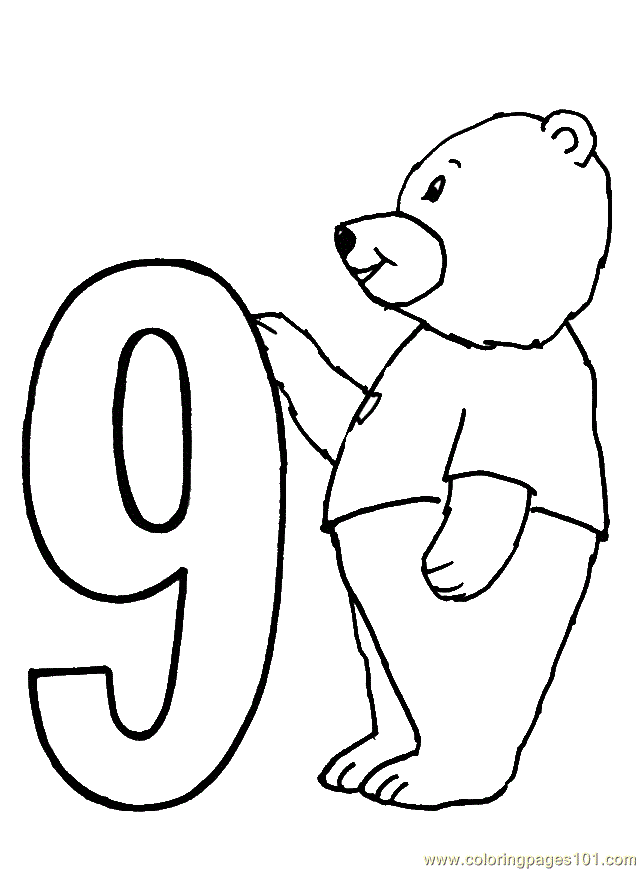 1-10 Of bears numbers i Colouring Pages (page 2)