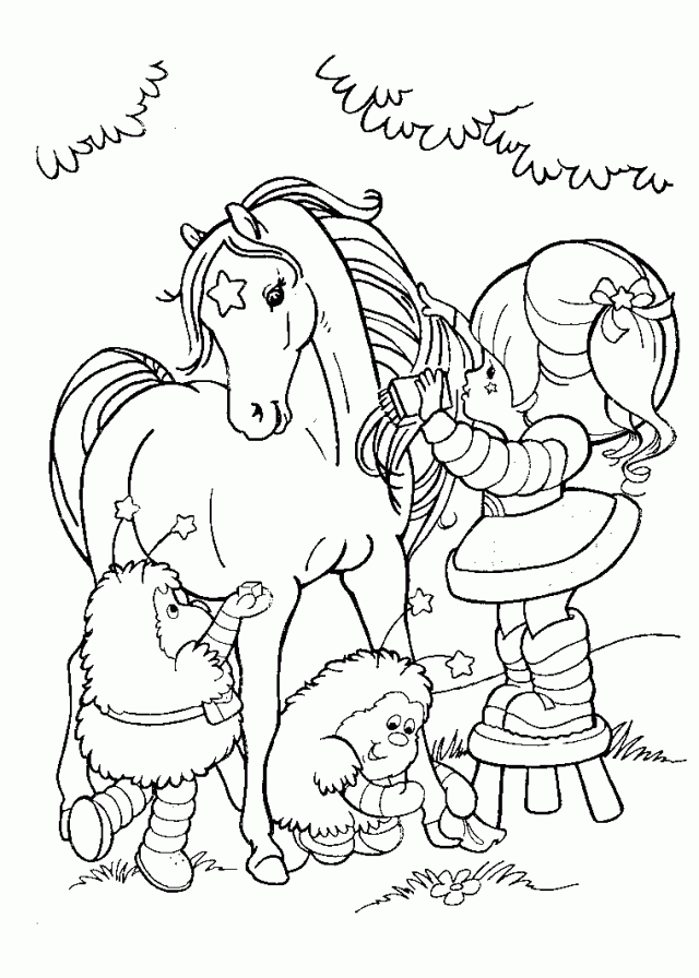Rainbow Brite Coloring Pages For Kids Free Printable Coloring 