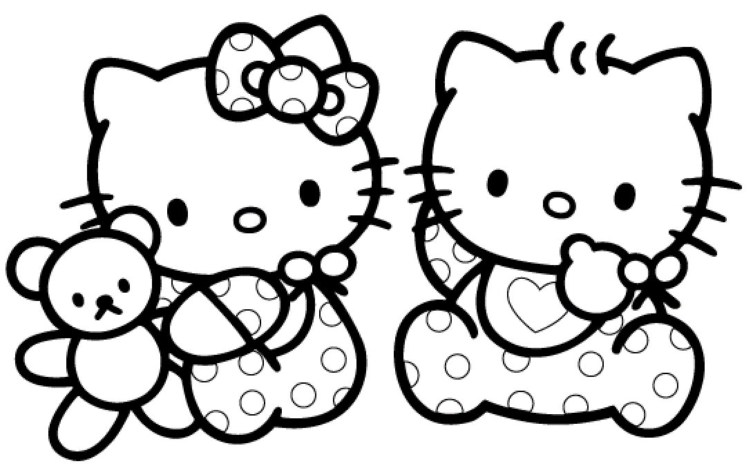 hello kitty angle Colouring Pages (page 3)