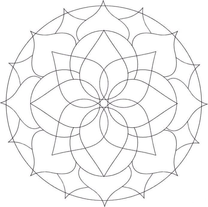Free Mandalas Design to Color | Coloring Pages