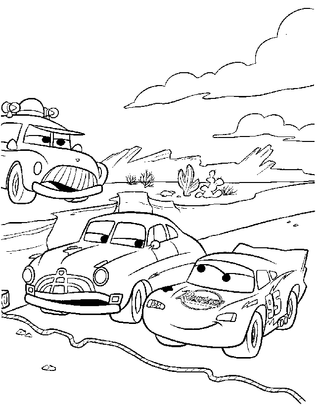 chick hicks coloring page