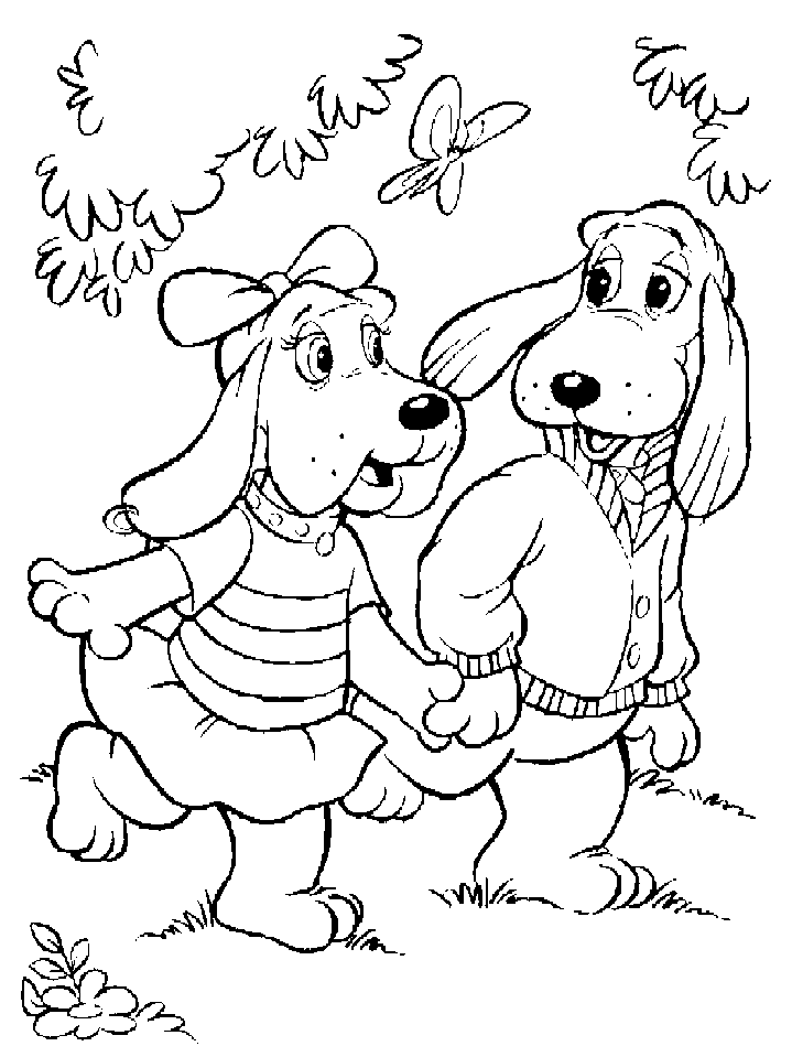 Pound puppies Colouring Pages