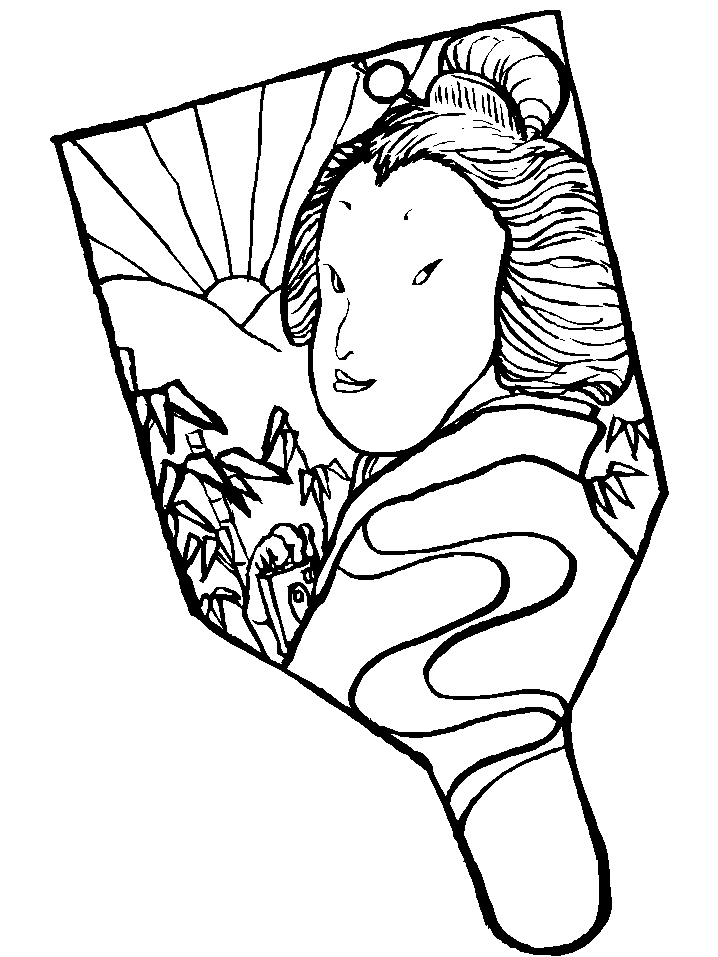japan places Colouring Pages