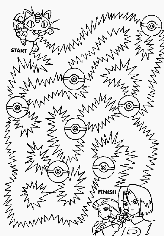 Fighting Type Pokemon Coloring Pages