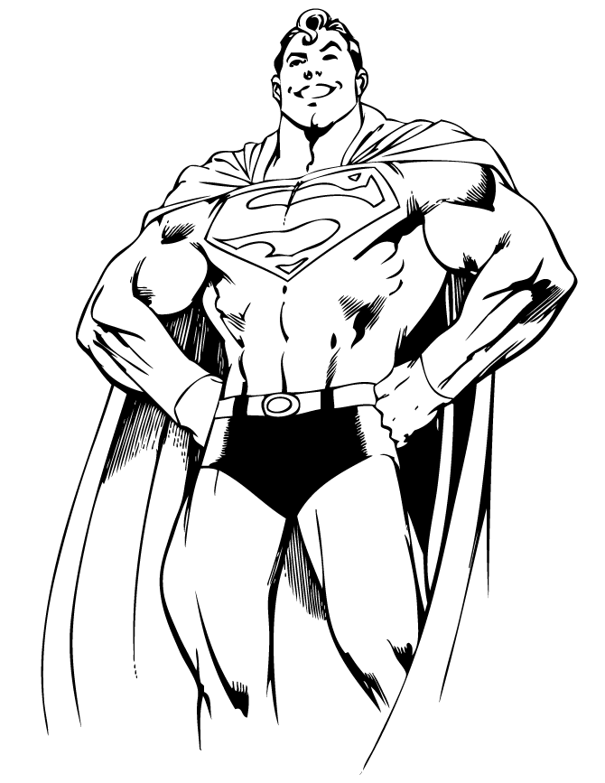 Superman Coloring Pages | Clipart Panda - Free Clipart Images