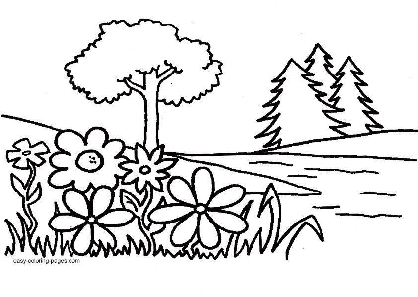 easy preschool coloring pages : Printable Coloring Sheet ~ Anbu 