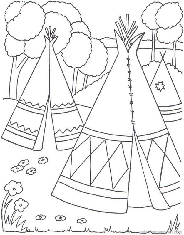 Native Americans | Free Printable Coloring Pages – Coloringpagesfun.