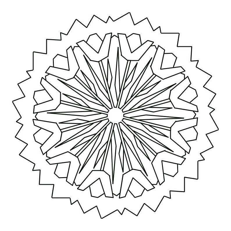 spring tulips mandala coloring pages » Cenul – Free Coloring Pages 