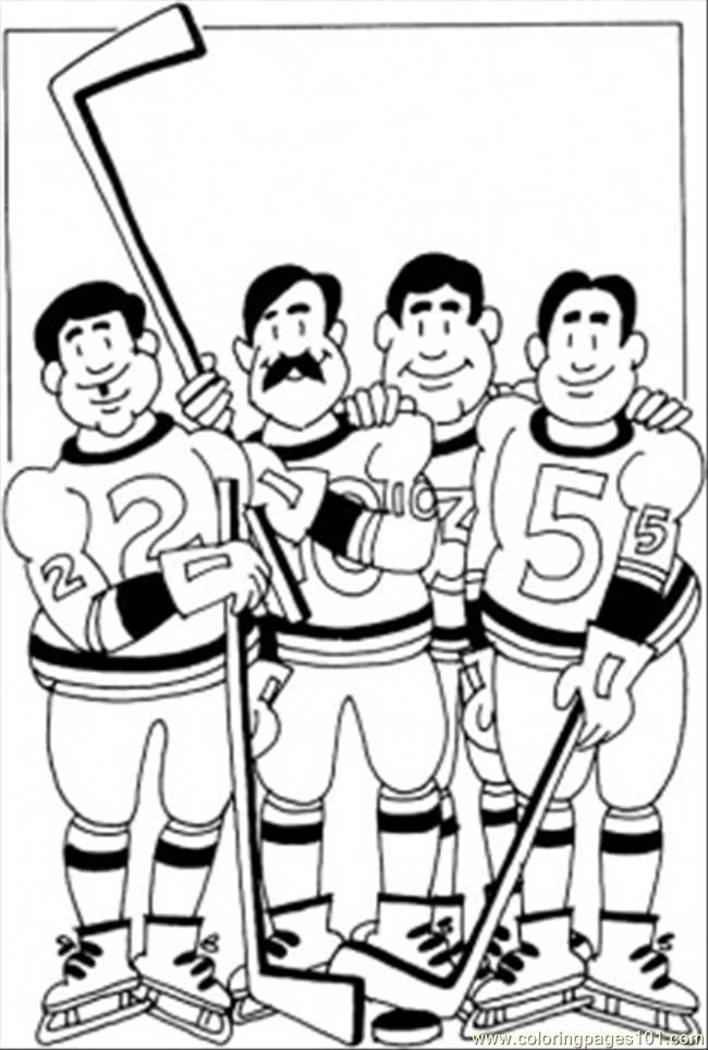 Free Coloring Pages Sports Teams
