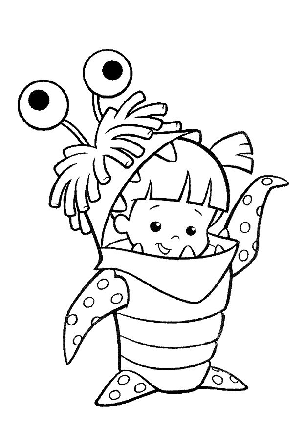 Kids Under 7: Monsters, Inc. Coloring pages