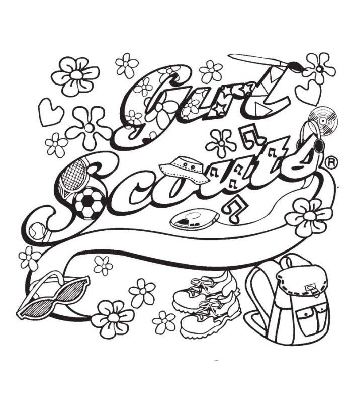 girl scout cookie coloring pages 2022