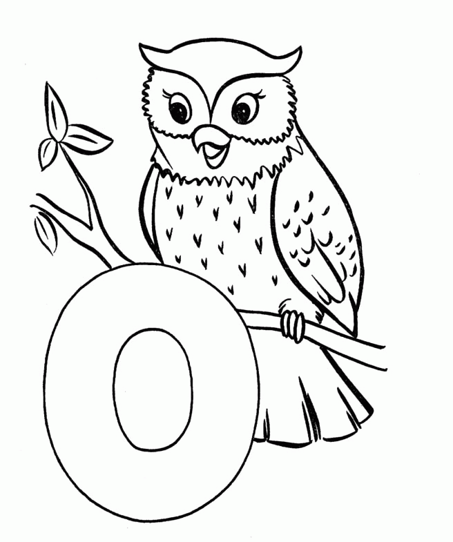 Activity Coloring Pages : The Letter O Coloring Pages Kids 