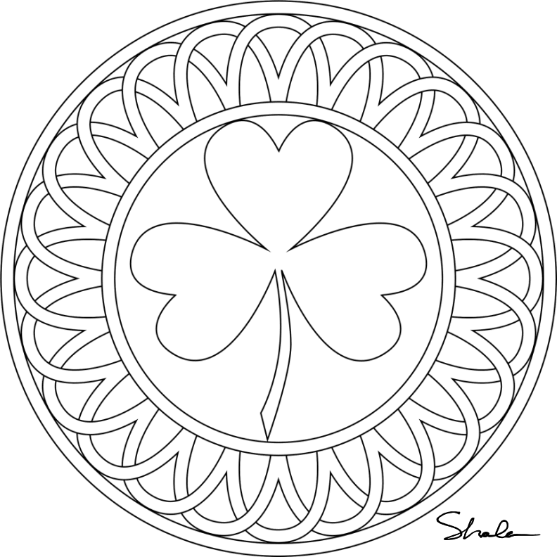 Don't Eat the Paste: Shamrock Tea Box and coloring page