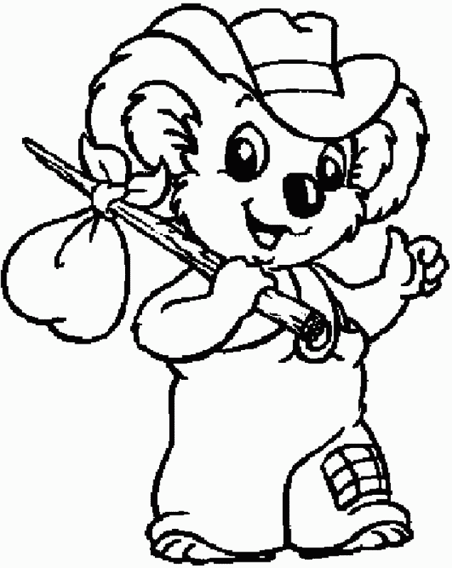 blinky bill Colouring Pages
