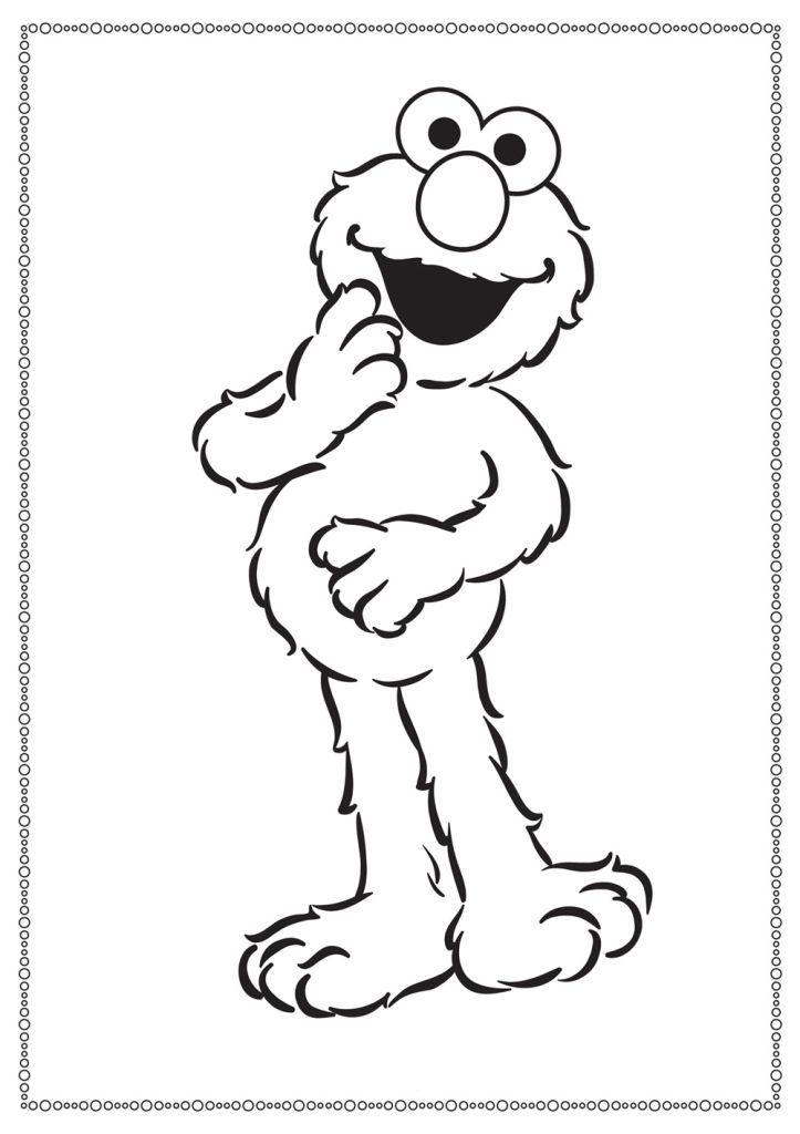 Elmo Coloring Pages Printable Ace Images 127542 Free Printable 