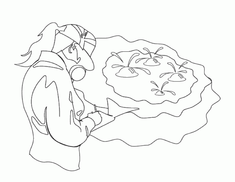 volcano land Colouring Pages