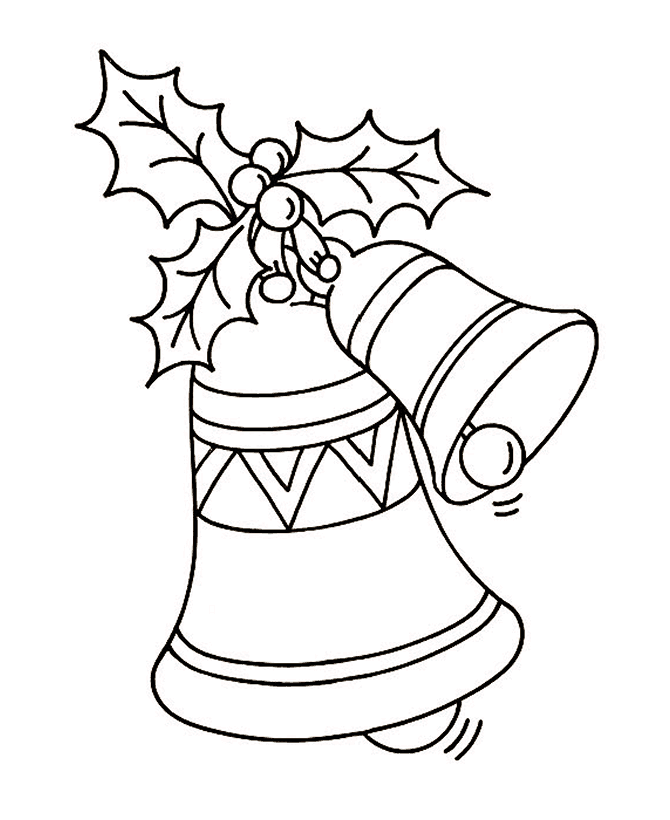 christmas bell Colouring Pages (page 2)