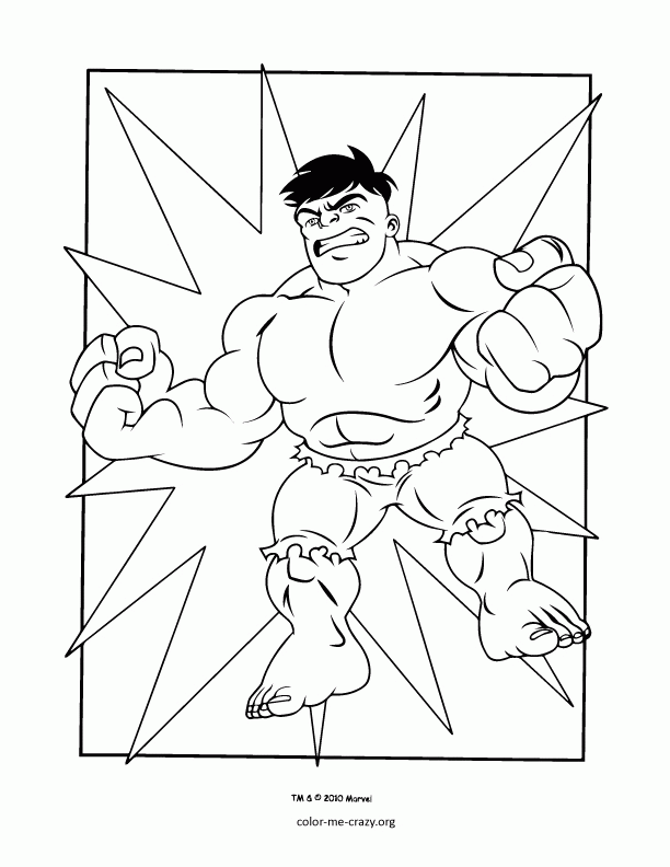 hulk squad Colouring Pages