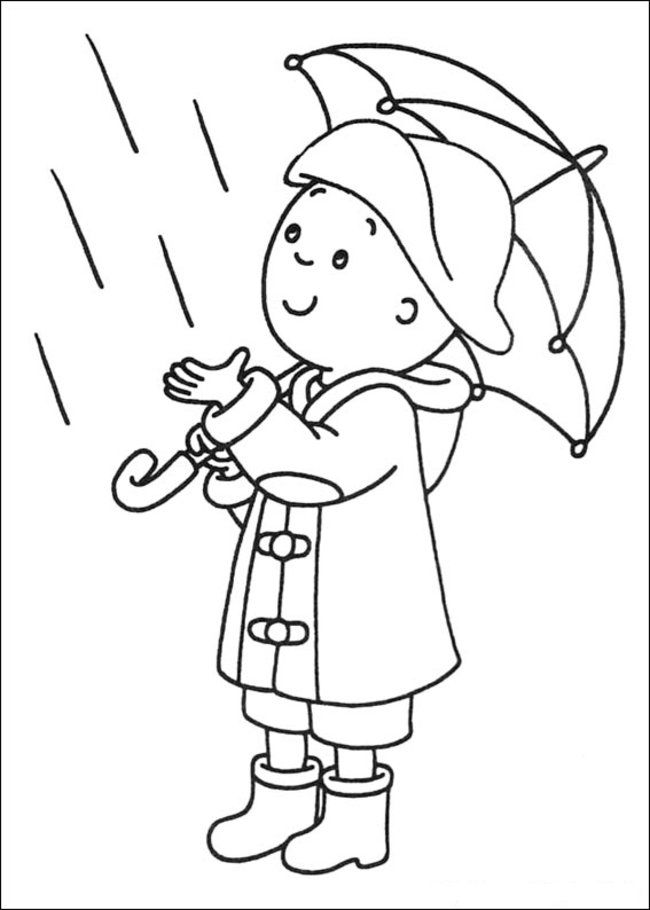 Caillou Coloring Pages Online - Picture 25 – Free Printable 