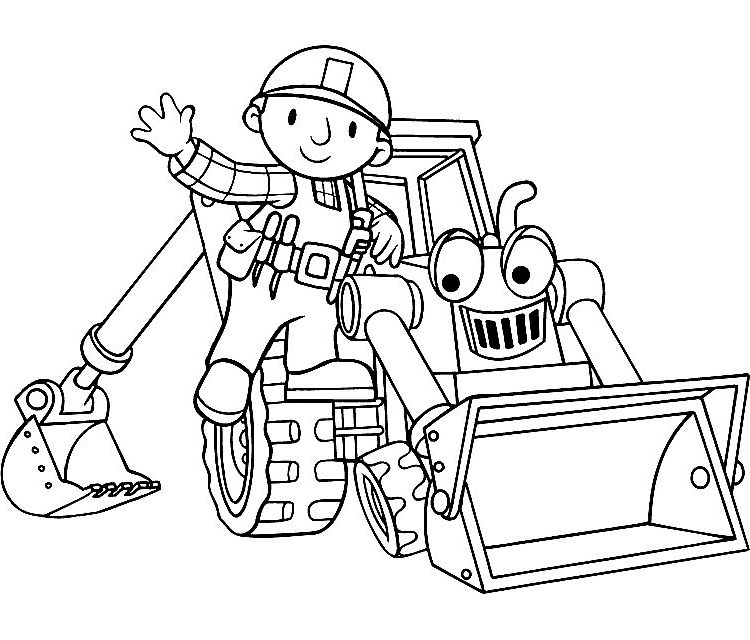 Bob The Builder - Bob the builder Coloring Pages : Coloring Pages 