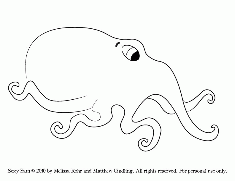 Octopus Coloring Page - Free Coloring Pages For KidsFree Coloring 
