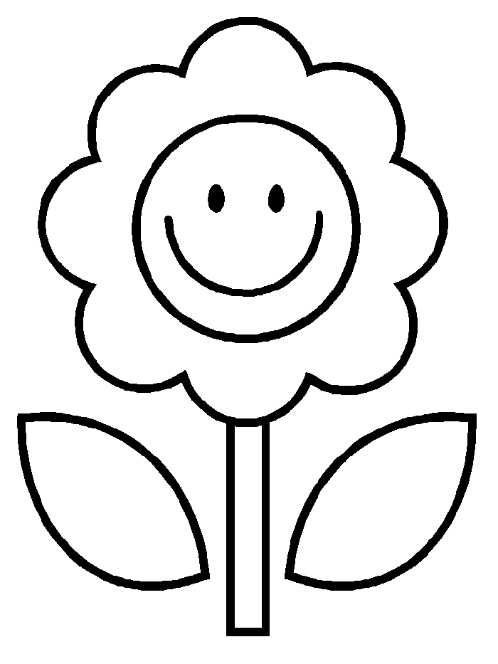 Pix For > Simple Sunflower Coloring Pages