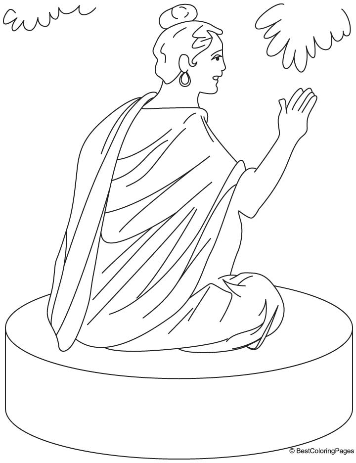 Lord Buddha coloring pages | Download Free Lord Buddha coloring 
