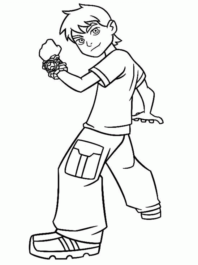 Home Uncategorized Ben Cartoon Kids Coloring Pages Id 89691 34138 