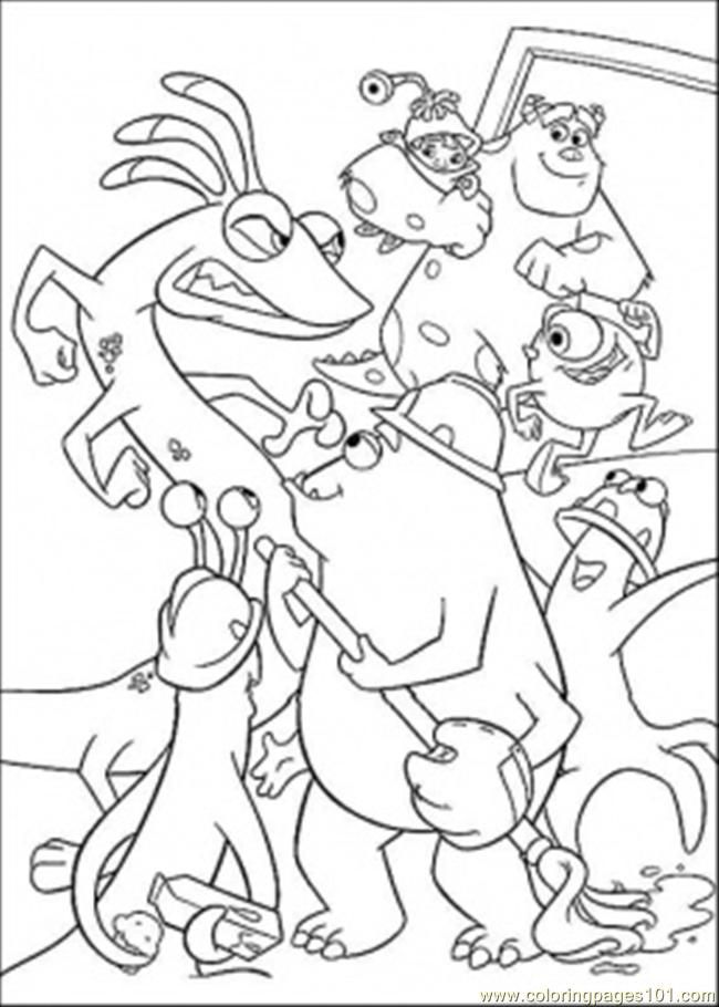 Coloring Pages Monster Family Coloring Page (Cartoons > Monsters 