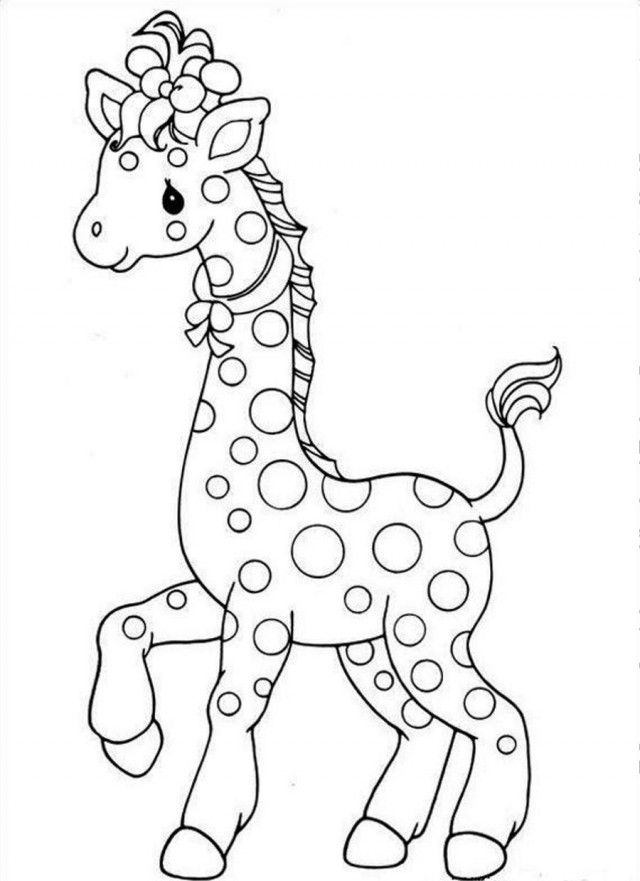 Precious Moments Giraffe Coloring Page Coloringplus 2987 Coloring 