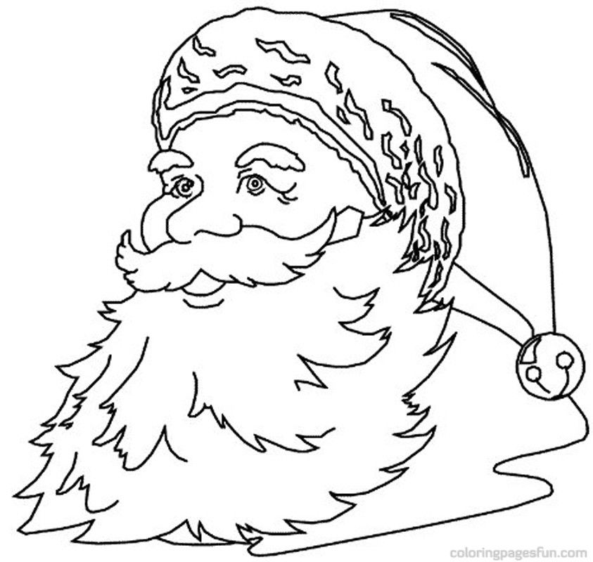 Christmas Santa Claus Coloring Pages 80 | Free Printable Coloring 