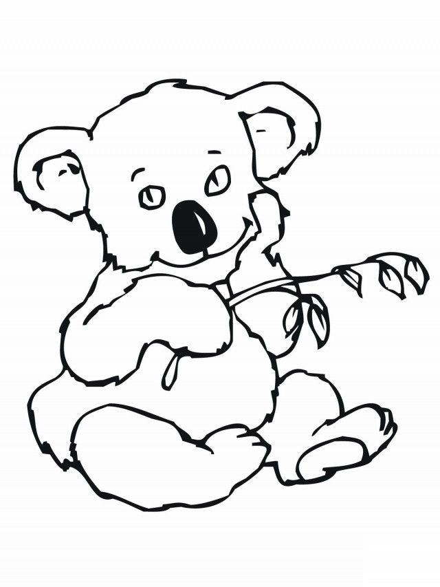 Print And Coloring Page Koala | Coloring Pages