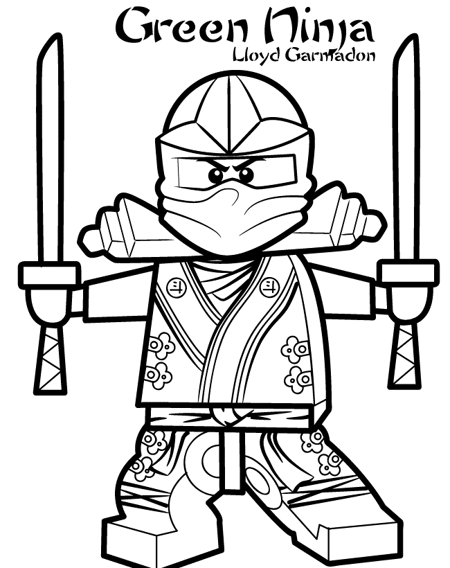Download Ninja Green Garmadon Coloring Page Or Print Ninja Green 