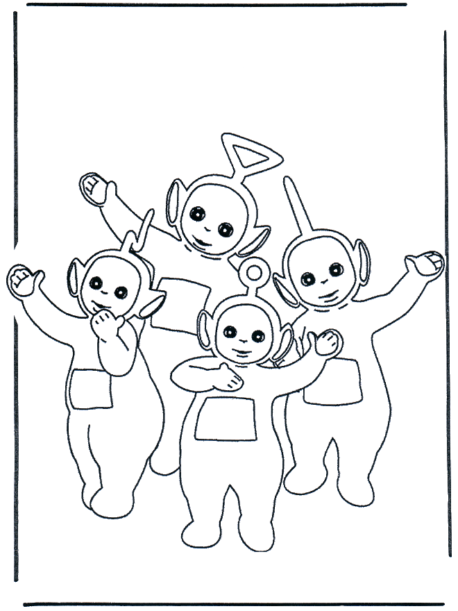 Teletubbies - Ausmalbilder Teletubbies