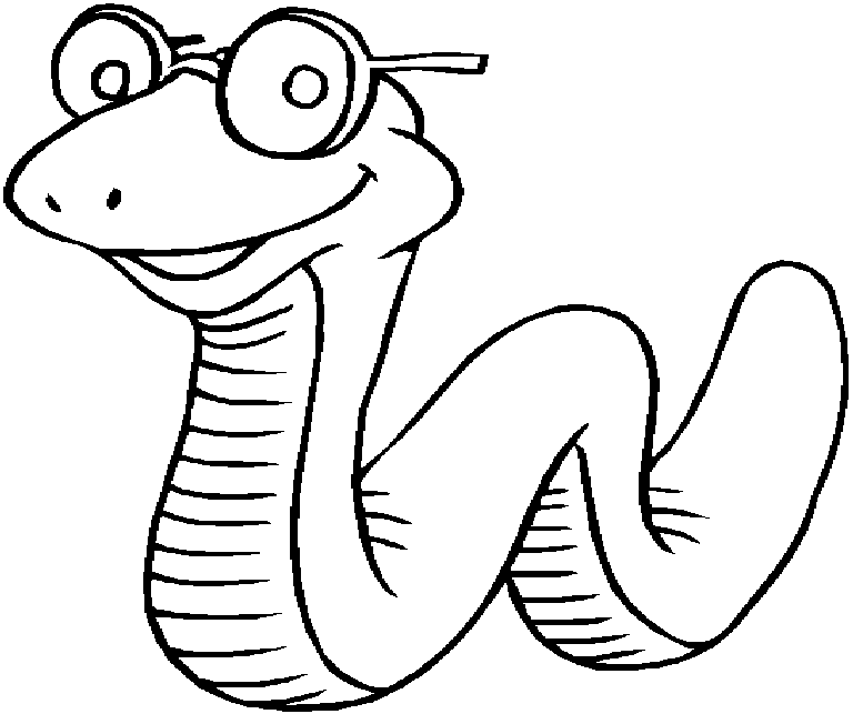 Coloring Pictures Of Snakes | Animal Coloring Pages | Kids 