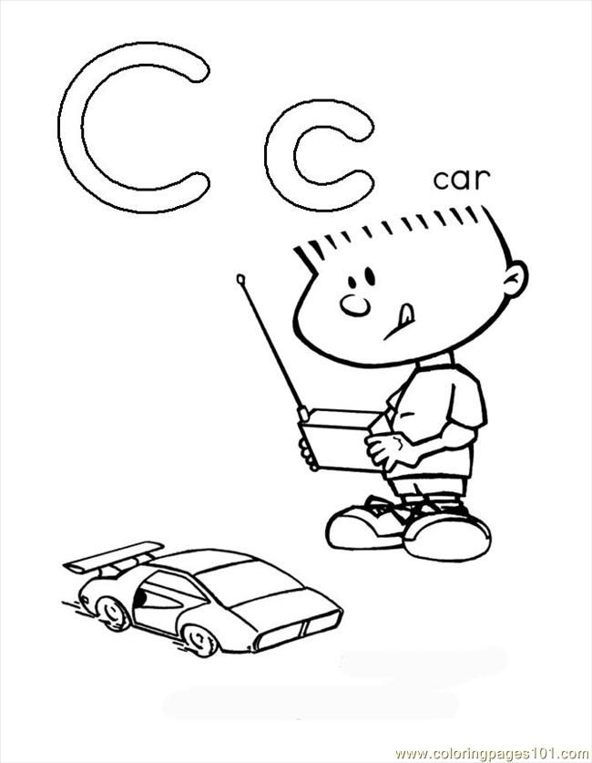 c for car Colouring Pages (page 2)
