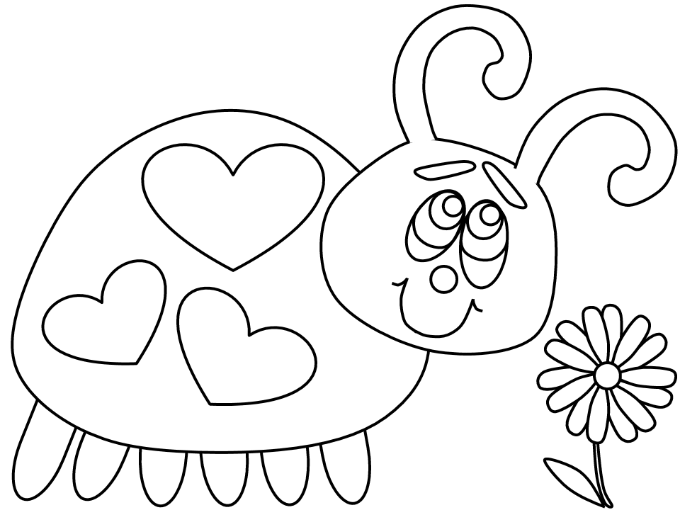 Ladybug Animals Coloring Pages & Coloring Book