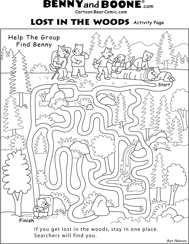 lost and found Colouring Pages (page 2)