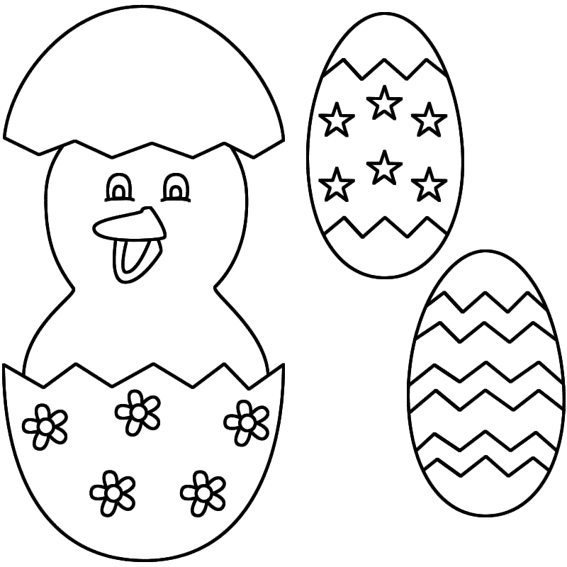 Easter Chick Coloring Pages - Coloring For KidsColoring For Kids