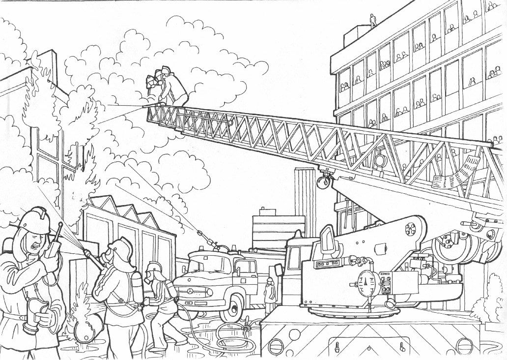 Coloring Page - Fireman coloring pages 21