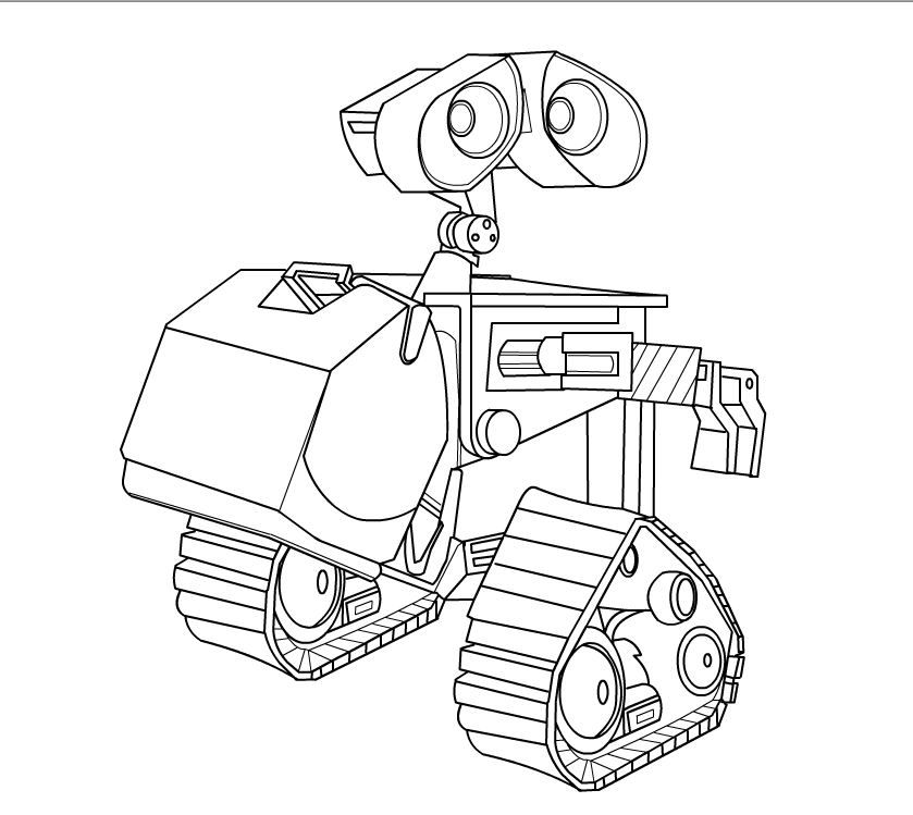 Oculus HomLa wall e Colouring Pages