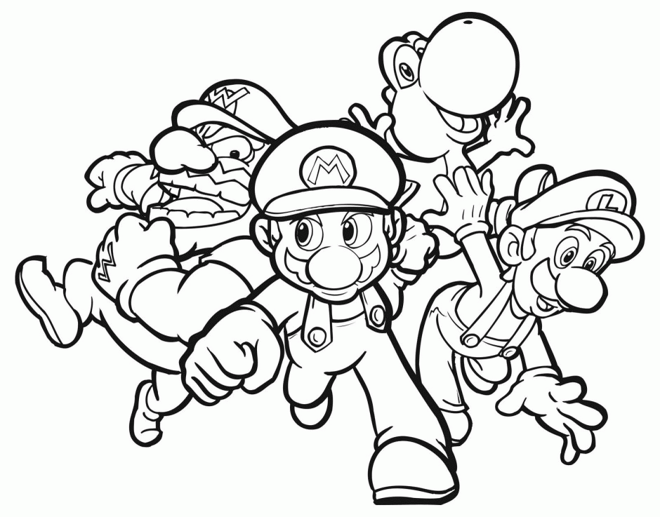 Mario Brothers Color Pages Www Fanwu Org Coloring Pages For 221732 