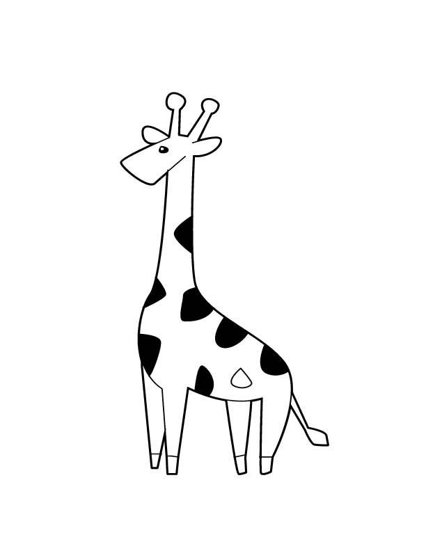 color by number giraffe Colouring Pages (page 2)