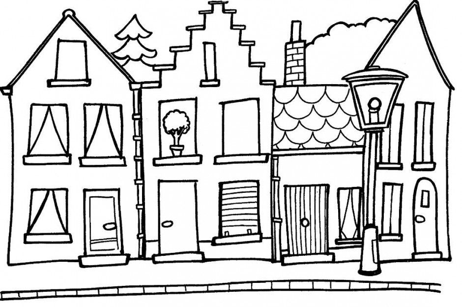 Under Coloring Pages And Tagged With School House Thingkid 233783 