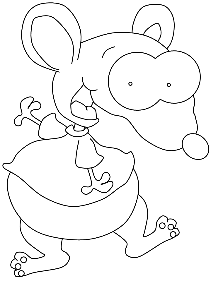 Toopy and Binoo Colouring Pages