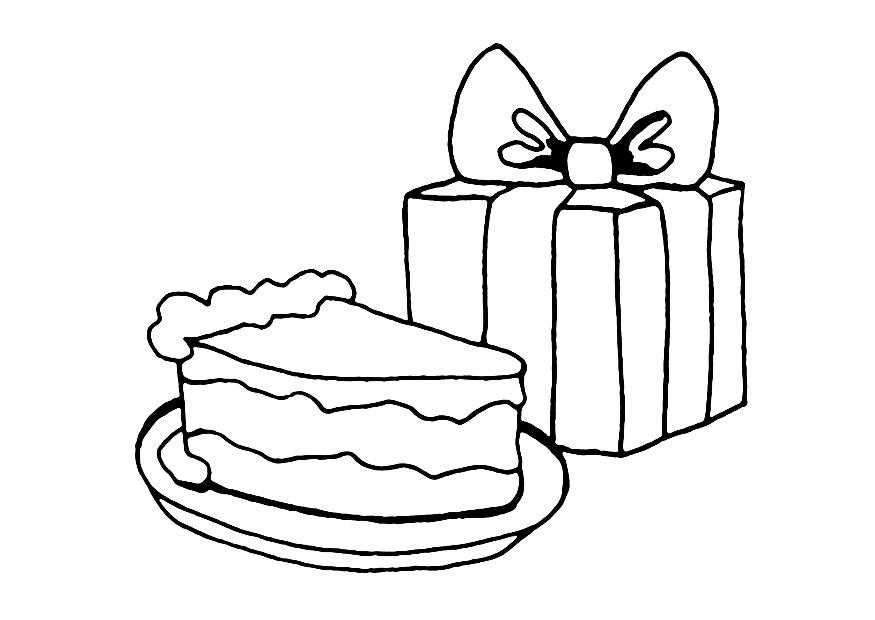 Printable Cake Coloring Pages - smilecoloring.com