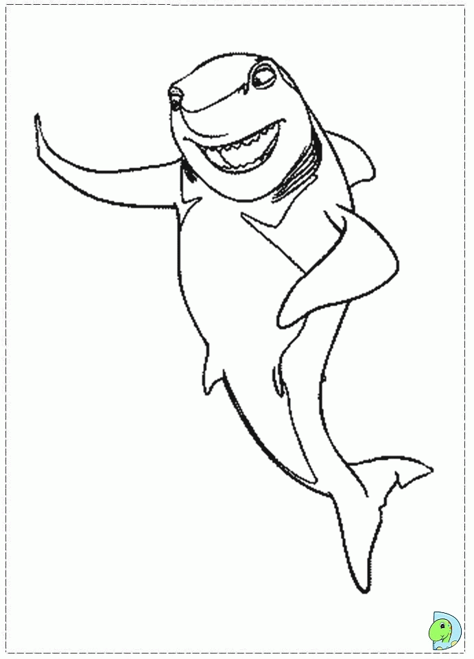 shark tales Colouring Pages
