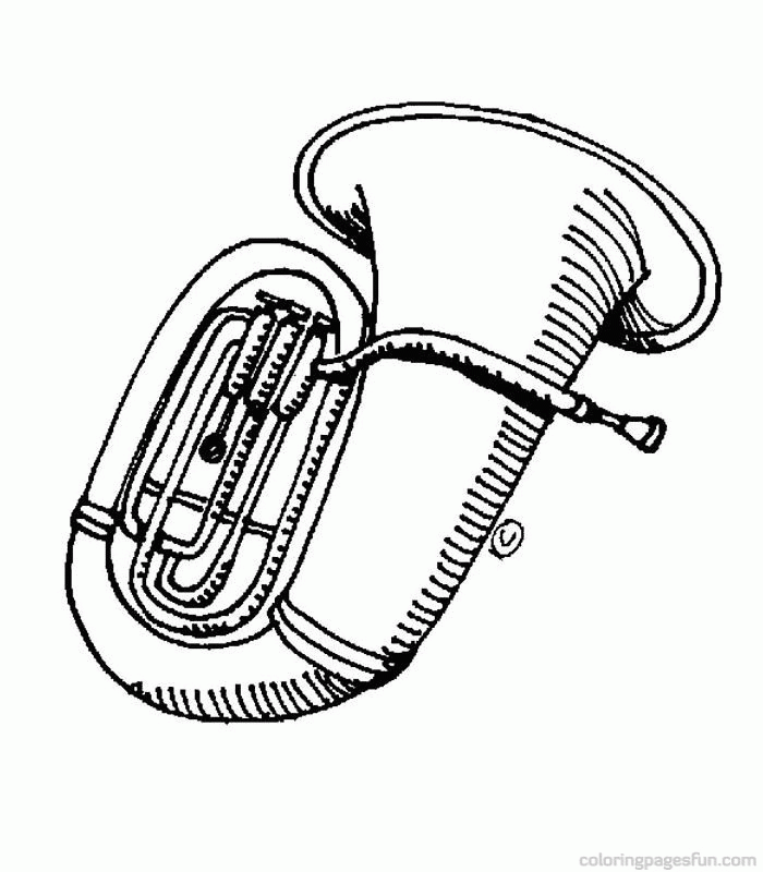 Musical Instruments | Free Printable Coloring Pages 