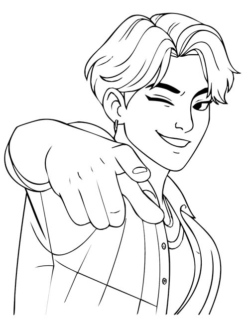 K-Pop Demon Hunters Coloring Pages